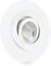 LED Einbaustrahler flach für große Lochausschnitte für einen Einbaudurchmesser von 68mm-135mm geeignet mit geringer Einbautiefe 25mm Einbauleuchte schwenkbar weiß DSK5 neutralweiß 230V