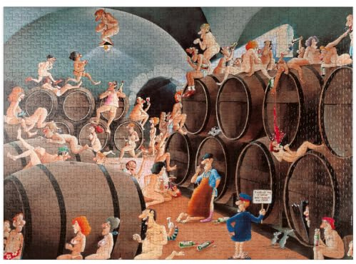 MyPuzzle Vino - Blachon - Cartoon Classics - Premium 1000 Teile Puzzle für Erwachsene