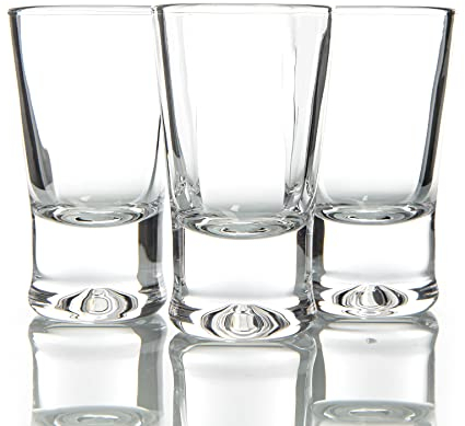 BigDean 12er Set Schnapsgläser 2cl - robuste + hochwertige Shotgläser aus Glas - spülmaschinenfest lebensmittelecht - standfest gegen Umkippen