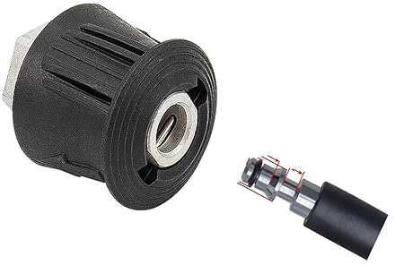Pressure Washer Hose Connector Converter Power washer outlet adapter M22 for Karcher Bosch Nilfisk High Pressure Washer Hose (Color : For Lavor Metal)