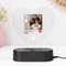 Wanapix | Placa de Luz Personalizada Canción | Placa Spotify Corazón Personalizable | Sin Pilas, Incluye Cable USB | Luz LED Multicolor | Placa Metacrilato | Regalo Original | San valentín | Canción