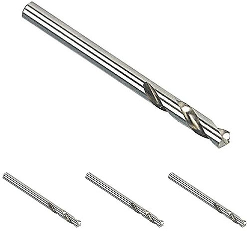 Starrett Pilot Drill Bit - HSS High Speed Steel 80mm A014C Twist Drill Bit - For Steel Cast Iron Wood Soft Materials (Pack of 4)