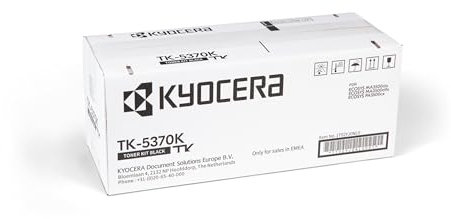 Kyocera TK-5370K Toner Schwarz. Toner Drucker kompatibel für PA3500cx, MA3500cix und MA3500cifx. Original Tonerkartusche für bis zu 7000 Seiten