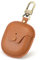 ACXTA Cowhide Case for Bose quietcomfort earbuds ii, Dark brown Leather Case Compatible Bose quietcomfort earbuds ii