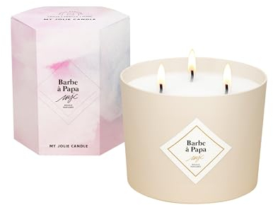 MY JOLIE CANDLE - Duftkerze für Papa – 3 Dochte – natürliches und pflanzliches Wachs – französischer Duft – 30 Stunden Brenndauer – Geschenk für Damen, Mama