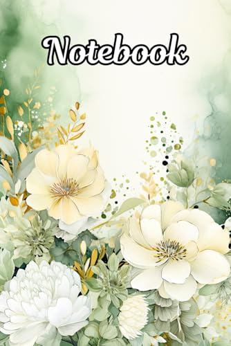Floral Notebook: 120 pages blanked lined.