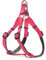 Record - Pettorina Cane – Realizzata in Nylon Imbottito Soft con Rivestimento in PVC – Pettorina di Tipo X Scapolare - Colore Rosa – Taglia L - Circonferenza 56-81 cm