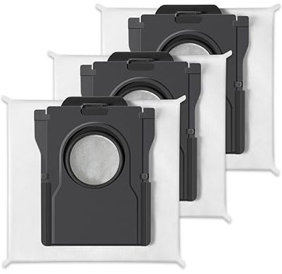 Dreame 3x Staubsaugerbeutel 3,2 Liter Fassungsvermögen kompatibel mit Dreame L10s Pro Ultra/X40 Ultra/X30 Ultra/S20 Ultra