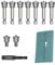 IUSOT 10pcs Drywall Screw Depth Setter PH2, 1/4 Hex Shank Magnetic Positioning Screwdriver Bits, Drywall Screw Driver Bit Set with 60mm Extension Socket Drill Bit Holder for Plasterboard