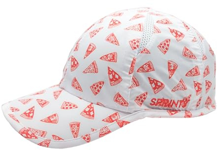 Sprints Race Day Performance-Schirmmütze zum Laufen, leicht, schnelltrocknend, Sportmütze, Einheitsgröße, Unisex-Modell, Einheitsgröße