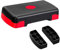 Harilla Aerobic-Stepper, Workout-Stepper, stabile, stabile, rutschfeste Balance-Board-Übungsplattform für Cardio-Kraft, Rot Schwarz