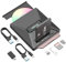 SUIDEK Disque dur externe CD/DVD, Graveur portable USB C 7-en-1 pour ordinateur portable CD/DVD avec 2.5’’ SATA, Lecteur de cartes SD/Micro SD, Lecteur CD/DVD pour Windows, Linux, Vista, iMac, MacBook