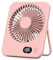 HBSFBH Mini Ventilatore da Tavolo, ventilatore da tavolo USB piccolo, 180° Regolabile Ventilatore da Tavolo, Ventilatore da Tavolo Portatile, mini ventilatore da tavolo silenzioso, per Ufficio (rosa)