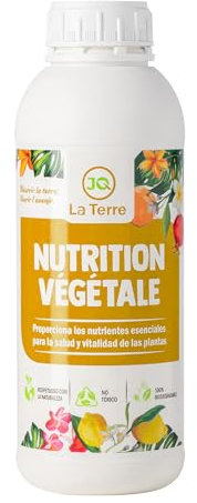 JQ LA TERRE VINAGRE DE ALCOHOL 1 LITRO HERBICIDA NATURAL 100%. Elimina Las Malas Hierbas. Limpiador de Sistemas de Riego. Fungicida y bactericida Natural Regulador de pH