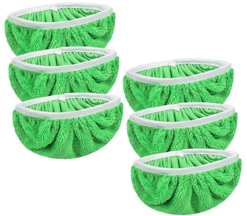 COLLBATH 6 Pezzi Panni Sostitutivi in Microfibra Ricaricabili Panni Bagnati Copri per Pavimenti Lavabili Ricariche per