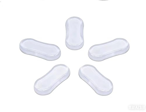 5 Stück WC-Sitz-Stoßstangen, Universal-Puffer Toilettendeckel Gummi-Stoßstangen Stark Klebende Bidet-Stoßstangen Verwendet für Zuhause, Hotel, Krankenhaus