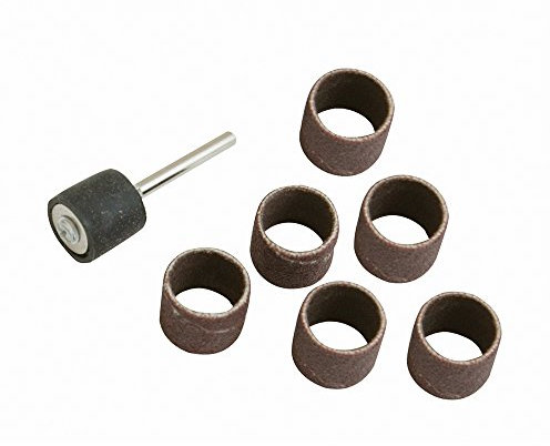 Silverline 598511 Rotary Tool Drum Sanding Set 7pce 6.35 mm (1/4)