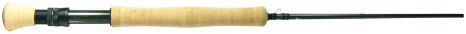 Okuma SLV Graphite 4-teilig Fliegenrute, Unisex, SLV-8-96-4, Graphit Gray Fly, 8-9 wt