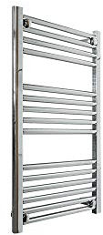 500mm(w) x 800mm(h) Straight Chrome Heated Towel Rail, Radiator, Warmer 1402 BTUs Bathroom Central Heating Ladder Rail