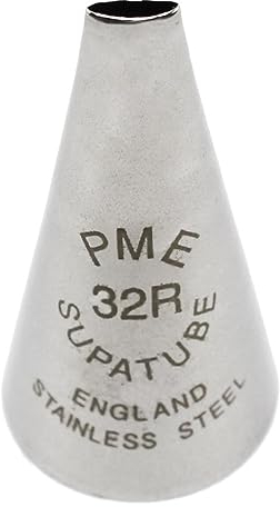 PME - Supatube - Douille Pour Rubans Moyens en Acier Inoxydable Sans Soudure n° 32R