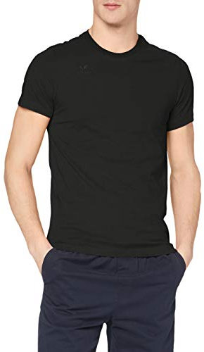 Erima Unisex Kinder Basic Teamsport T-Shirt (208330), schwarz, 116