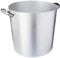 Ollas Agnelli cilíndricos Pot, Aluminio BLTF, con 2 manijas de Acero Inoxidable, 35 litros, Plata