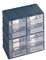 Terry 4037013 Tipo 13 Cassettiere, Vision, 8 Pezzi, Verde, Trasparente