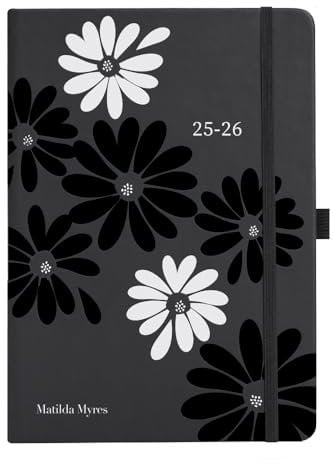 Matilda Myres 2025-2026 A5 Wochenplaner - Rosa with Personalisation