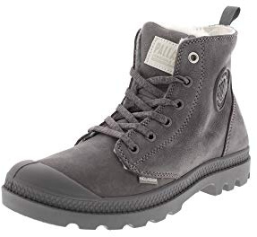 Palladium Pampa Hi Zip Wl Bottines pour femme, rose, pointure 41 EU - Gris - Cloudburst-charcoal Gray (95982-055), 41.5 EU