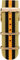 Sailor Damen Herren Nylon Armband Shelf braun-schwarz-organe BSL101-2007-20, Breite Armband:20mm (normal), Farbe Edelstahl:Rosègold