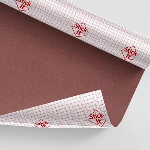 Stick-It Metallic Self-Adhesive Embossed Lampshade Vinyl 1460 x 500mm (Bronze)