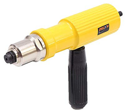 KATSU Adaptador de Remachadora de Pistola de Remache para Taladro Inalámbrico Remachadora Manual Accesorio de Remachado, para Remaches con Tamaños de 3,2mm 4,0mm y 4,8mm