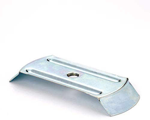 Glashalter verzinkt Halterung für Gläser Auflage Glas Leuchten (120mm)
