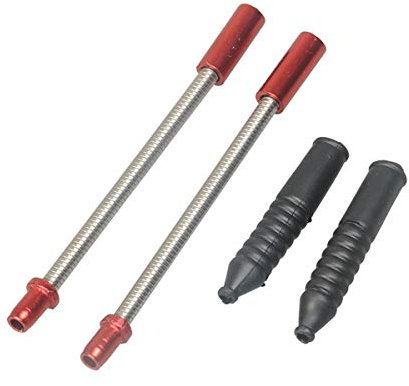 Lohas Select Bike Flexible V-Brake Noodle Cable Guide Pipe Rubber Boots Bicycle Cycling 2 Set(4 Color) (Red)