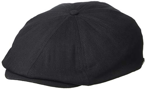 Brixton Unisex Brood Snap Cap Schiebermütze, Schwarz, S