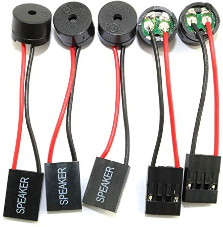 Mainboard Buzzer Mini-Lautsprecher an Bord, für PC, Computer Alarm, 5 Stück