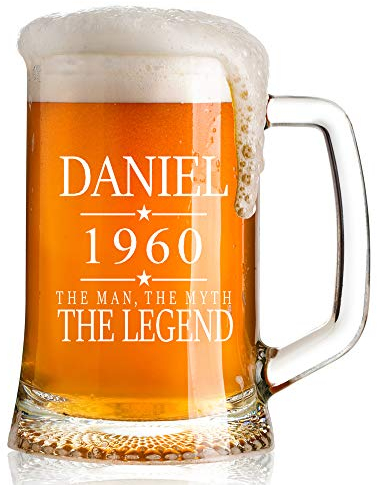 ukgiftstoreonline Personalised The Man The Myth The Legend Birthday Beer Tankard Gift
