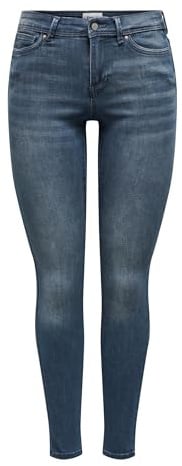 ONLY Damen Onlwauw Mid Sk Dnm Bj777 Noos Hose