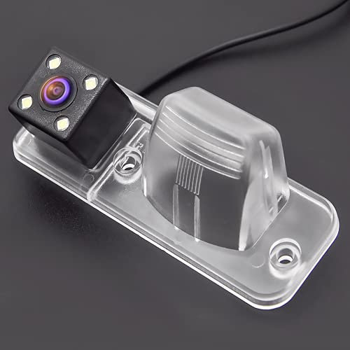 Meimeier CCD Rückfahrkamera mit intelligenter dynamischer Flugbahn/4LED Tracks für VW T4 Multivan Transporter Caravelle Business (4LED)