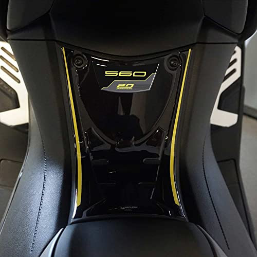 labelbike - Pegatina 3D Resina reposapiés Delantero Compatible con Yamaha Tmax 560 20.º Aniversario