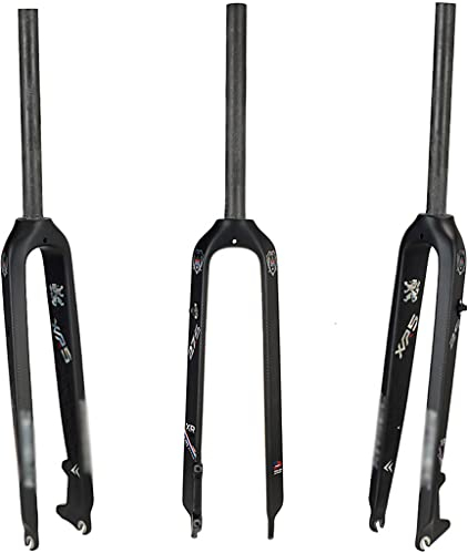 Forcella Rigida MTB Forcella Anteriore 26/27.5/29 Freno A Disco MTB Forcella 28.6 Millimetri Superlight Forcella Anteriore della Bicicletta Fibra di Carbonio Rigido MTB Forcella