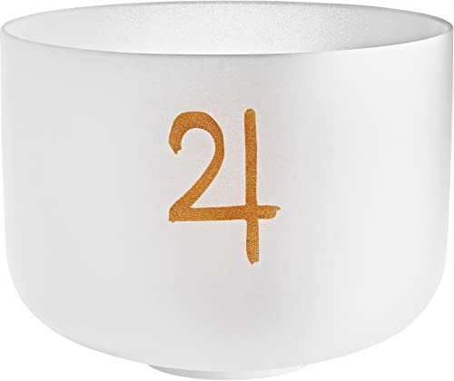 Meinl Sonic Energy - Cuenco tibetano de cristal de 30,5 cm, nota F #3, cuarzo planetario de alta pureza, para meditación, ASMR, terapia de sonido, yoga