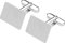 trendor 15073 Manschettenknöpfe 925 Sterlingsilber modisches Accessoire für Herren, zeitlose Geschenkidee für Männer,