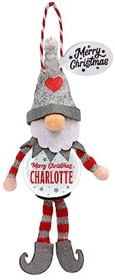 Personalised Snowglobe tree decoration (Charlotte)