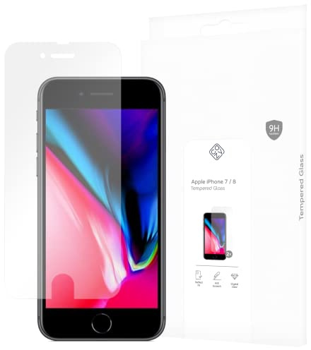 Cazy Protection d’Écran compatible avec iPhone 8/7 - Protection d’Écran en Verre Trempé - 2 Pièces