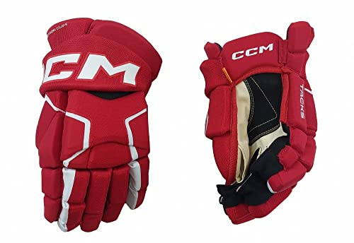 CCM cm Super Tacks AS-580 Handschuhe Junior (Rot/Weiß, 10 Zoll)