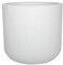 EDA Pot de Fleurs Rond en Plastique Graphit Up Blanc cérusé - Ø 40 cm