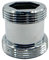 XNTONG Wasserhahn Adapter, Strahlregler M19 Außengewinde auf M22 Außengewinde, Perlatoren für Wasserhähne, geeignet für Küchen und Badezimmer Wasserhahnadapter (19 mm - 22 mm)