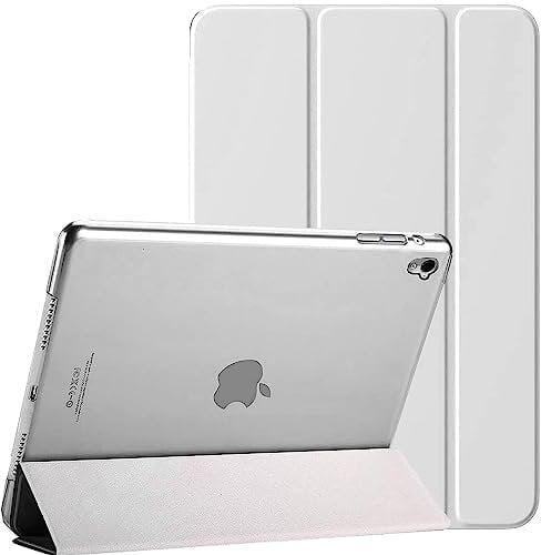 For Apple iPad 9th / 8th / 7th Generation Case Cover (2021/2020/2019) (10.2 Inch) Smart Magnetic Ultra Slim Stand Cover Auto Wake/Sleep For iPad 9 / iPad 8 / iPad 7 (White)