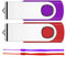 64GB Chiavetta USB 2 Pezzi, Fesaymi Pen Drive 64GB Penna USB 2.0 Unità Chiavette 64 Giga Pendrive offerta Pennetta USB Flash Drive Memoria Per PC/Tablet/TV/Auto(Multicolor)
